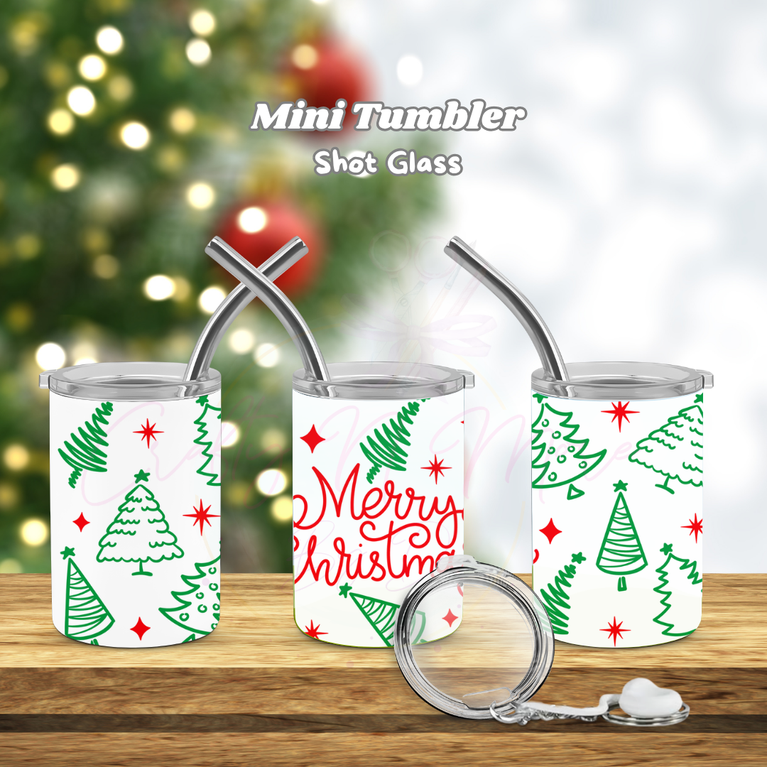 Merry Christmas - Coquito PR - Coquito Season - MINI TUMBLER 3oz