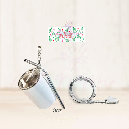 Merry Christmas - Coquito PR - Coquito Season - MINI TUMBLER 3oz