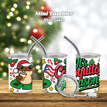 Merry Christmas - Coquito PR - Coquito Season - MINI TUMBLER 3oz