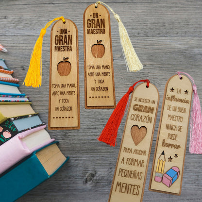 TEACHER Appreciation BOOKMARK / Marcapáginas